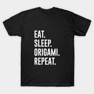 Eat Sleep Origami Repeat T-Shirt